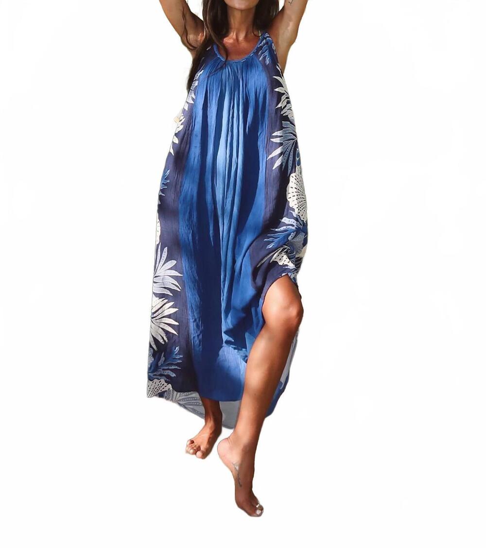 NEW TRIBAL braided straps maxi dress in carolina